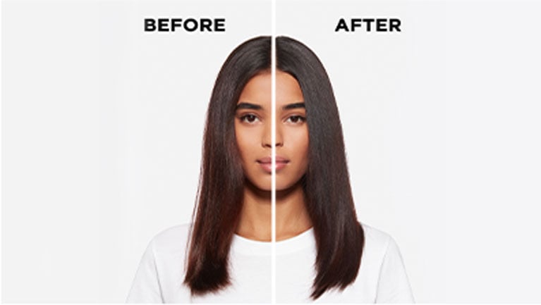 Kerastase Chroma Absolu Soin Acide Chroma Hair Gloss Before After