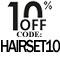 10% off! Code: HAIRSET10